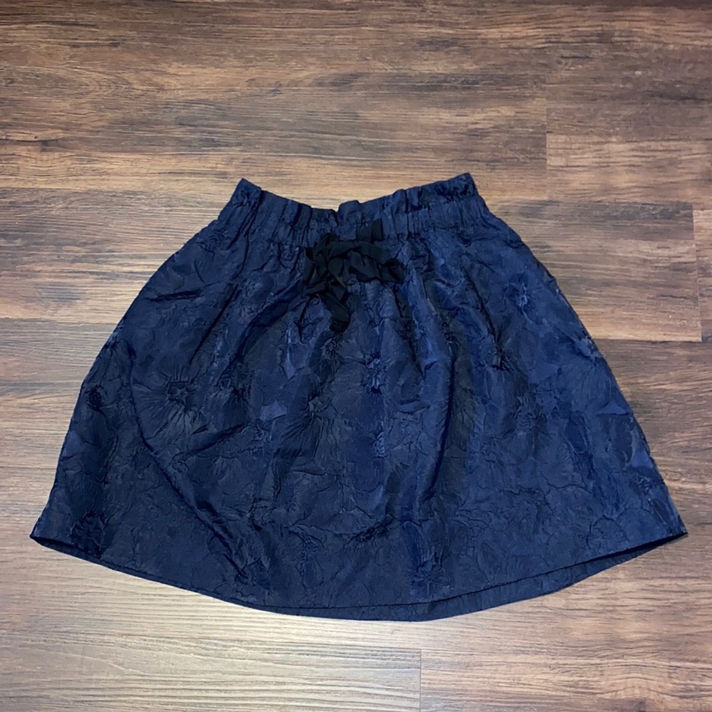 H&M circle skirt navy blue 10